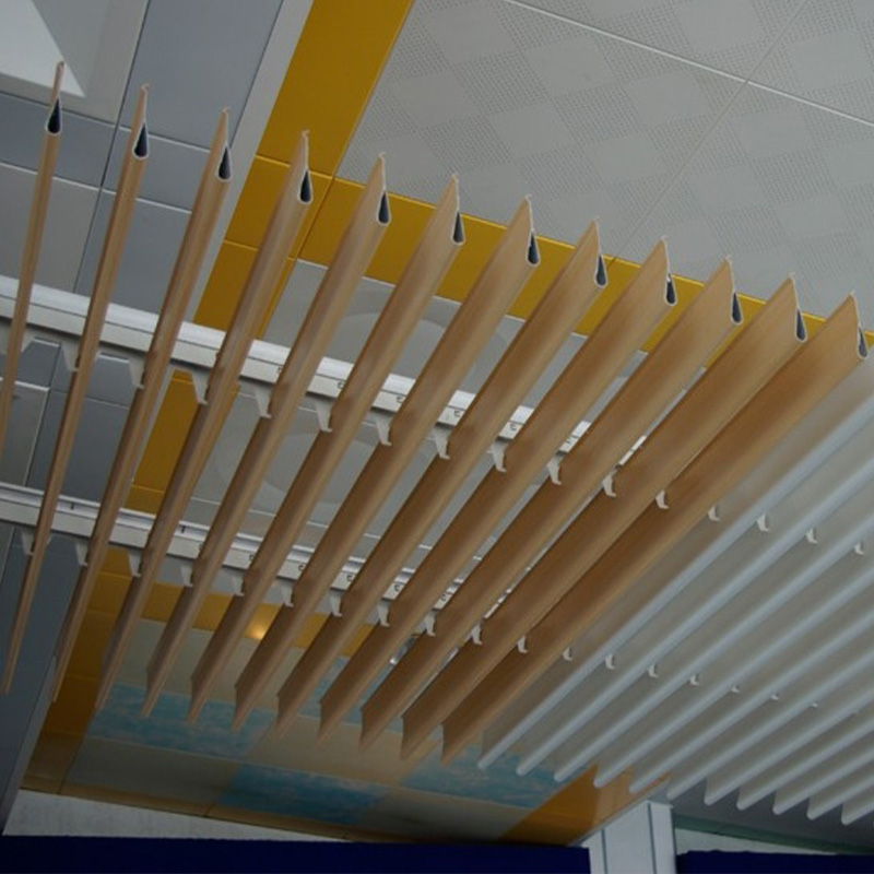 Dripping-baffle ceiling